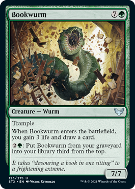【ENG】【Foil】《本のワーム/Bookwurm》[STX]