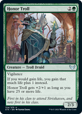 【ENG】【Foil】《優等生トロール/Honor Troll》[STX]