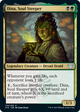 【ENG】【Foil】《魂浸し、ダイナ/Dina, Soul Steeper》[STX]