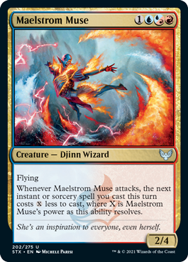 【ENG】【Foil】《大渦の詩神/Maelstrom Muse》[STX]