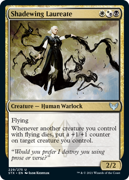 【ENG】【Foil】《影翼の桂冠詩人/Shadewing Laureate》[STX]
