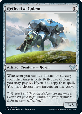 【ENG】【Foil】《反射するゴーレム/Reflective Golem》[STX]