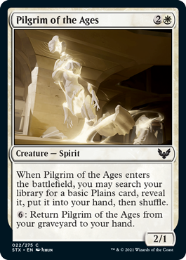【ENG】【Foil】《星霜の巡礼者/Pilgrim of the Ages》[STX]