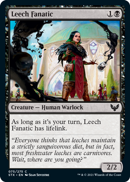 【ENG】【Foil】《ヒルの狂信者/Leech Fanatic》[STX]