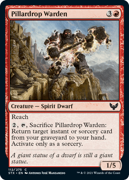 【ENG】【Foil】《柱落としの番人/Pillardrop Warden》[STX]