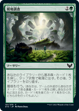 【JPN】【Foil】《現地調査/Field Trip》[STX]
