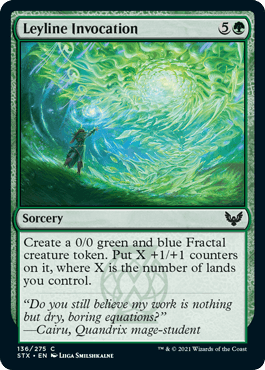 【ENG】【Foil】《力線の発動/Leyline Invocation》[STX]