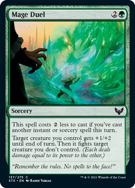 【ENG】【Foil】《魔道士の決闘/Mage Duel》[STX]