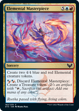 【ENG】【Foil】《精霊の傑作/Elemental Masterpiece》[STX]