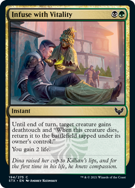 【ENG】【Foil】《活力の注入/Infuse with Vitality》[STX]