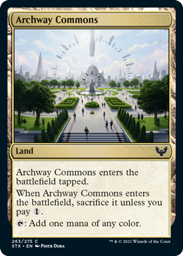 【ENG】【Foil】《アーチ道の公共地/Archway Commons》[STX]