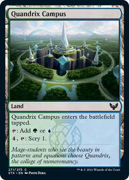 【ENG】【Foil】《クアンドリクスの学舎/Quandrix Campus》[STX]