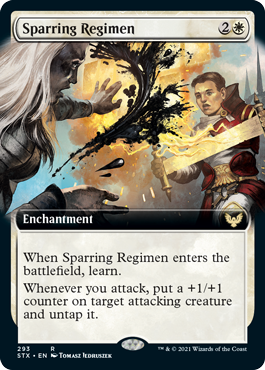 【ENG】■拡張アート■《戦闘講習/Sparring Regimen》[STX]