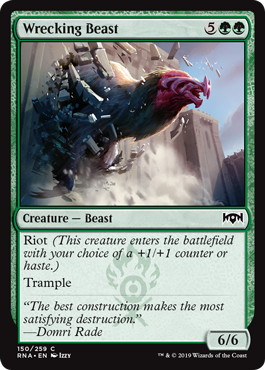 【ENG】【Foil】《破壊獣/Wrecking Beast》[RNA]