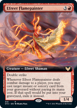 【ENG】【Foil】■拡張アート■《イフリートの炎塗り/Efreet Flamepainter》[STX]