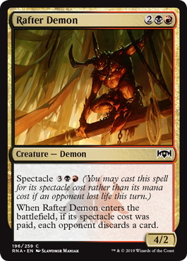 【ENG】【Foil】《垂木の悪魔/Rafter Demon》[RNA]