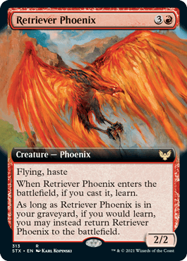 【ENG】【Foil】■拡張アート■《回収するフェニックス/Retriever Phoenix》[STX]