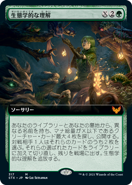 【JPN】【Foil】■拡張アート■《生態学的な理解/Ecological Appreciation》[STX]