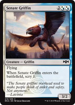 【ENG】【Foil】《評議会のグリフィン/Senate Griffin》[RNA]