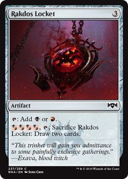 【ENG】【Foil】《ラクドスのロケット/Rakdos Locket》[RNA]