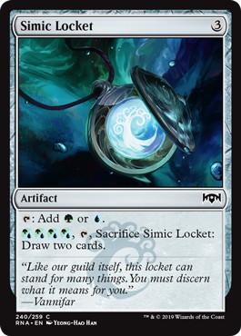 【ENG】【Foil】《シミックのロケット/Simic Locket》[RNA]
