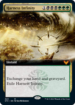 【ENG】【Foil】■拡張アート■《無限性の支配/Harness Infinity》[STX]