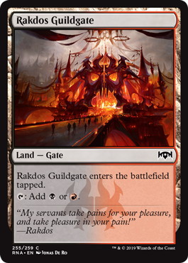 【ENG】【Foil】《ラクドスのギルド門/Rakdos Guildgate》(255)[RNA]