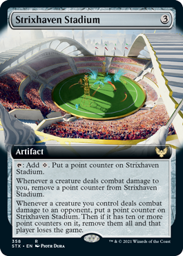 【ENG】【Foil】■拡張アート■《ストリクスヘイヴンの競技場/Strixhaven Stadium》[STX]