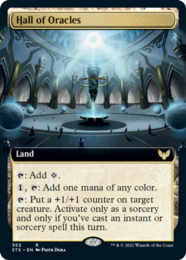 【ENG】【Foil】■拡張アート■《神託者の広間/Hall of Oracles》[STX]