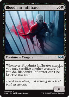 【ENG】【Foil】《血霧の潜入者/Bloodmist Infiltrator》[RNA]