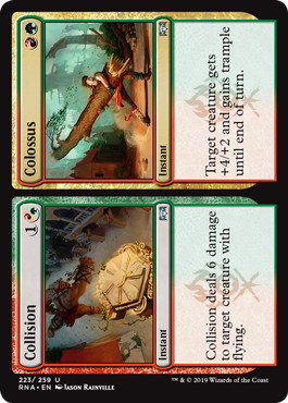 【ENG】【Foil】《争闘+壮大/Collision+Colossus》[RNA]