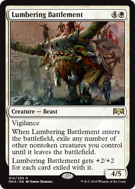 【ENG】《のし歩く城塁/Lumbering Battlement》[RNA]