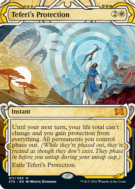 【ENG】【Foil】《テフェリーの防御/Teferi's Protection》[STA]