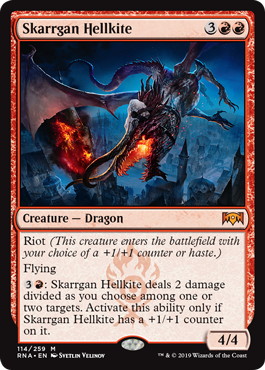【ENG】《スカルガンのヘルカイト/Skarrgan Hellkite》[RNA]
