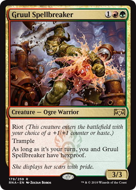 【ENG】《グルールの呪文砕き/Gruul Spellbreaker》[RNA]
