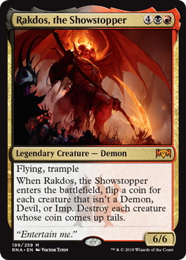 【ENG】《名演撃、ラクドス/Rakdos, the Showstopper》[RNA]