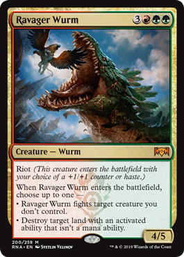 【ENG】《荒廃ワーム/Ravager Wurm》[RNA]