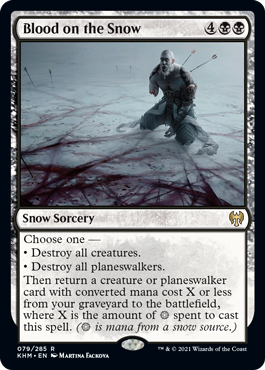 【ENG】【Foil】《雪上の血痕/Blood on the Snow》[KHM]