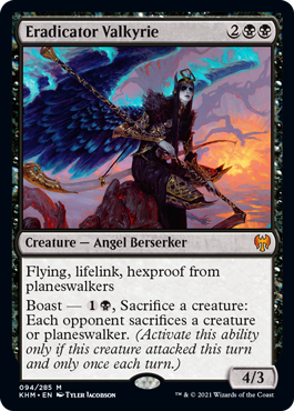 【ENG】【Foil】《撲滅する戦乙女/Eradicator Valkyrie》[KHM]
