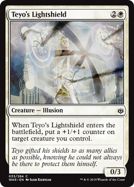 【ENG】【Foil】《テヨの光盾/Teyo's Lightshield》[WAR]