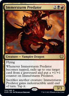 【ENG】《イマースタームの捕食者/Immersturm Predator》[KHM]