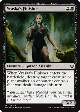 【ENG】【Foil】《ヴラスカの懐刀/Vraska's Finisher》[WAR]