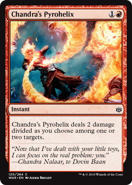 【ENG】【Foil】《チャンドラの螺旋炎/Chandra's Pyrohelix》[WAR]