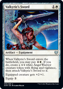 【ENG】【Foil】《戦乙女の剣/Valkyrie's Sword》[KHM]
