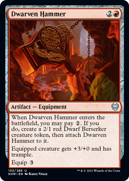 【ENG】《ドワーフの鎚/Dwarven Hammer》[KHM]