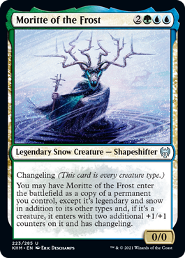 【ENG】【Foil】《霜のモーリット/Moritte of the Frost》[KHM]