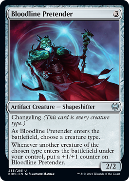 【ENG】【Foil】《血統詐称者/Bloodline Pretender》[KHM]