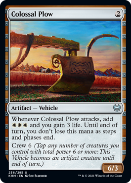 【ENG】【Foil】《巨大な鋤/Colossal Plow》[KHM]