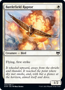 【ENG】【Foil】《戦場の猛禽/Battlefield Raptor》[KHM]