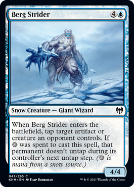 【ENG】【Foil】《氷山の徘徊者/Berg Strider》[KHM]